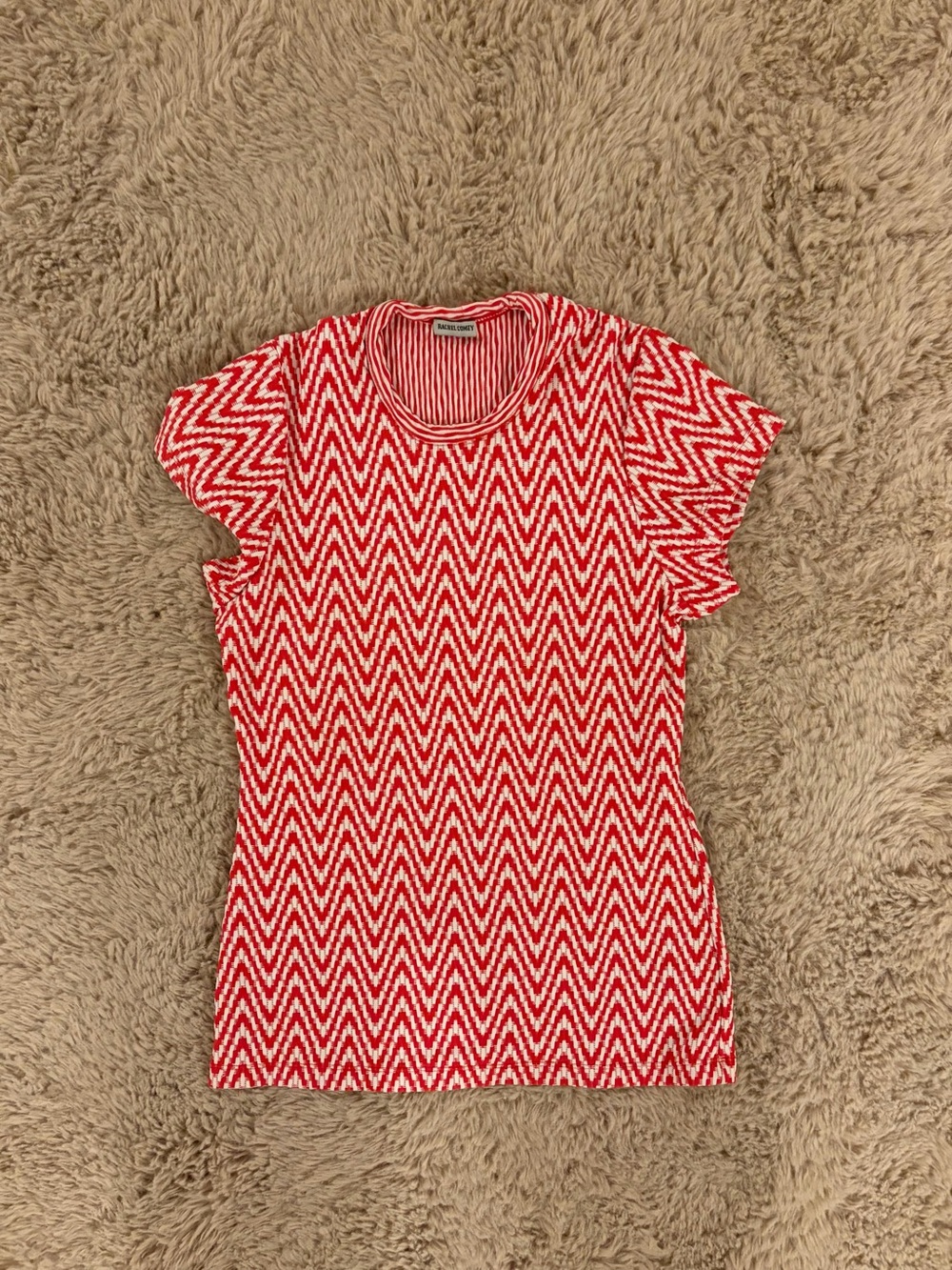 Rachel Comey swim shirt - red chevron